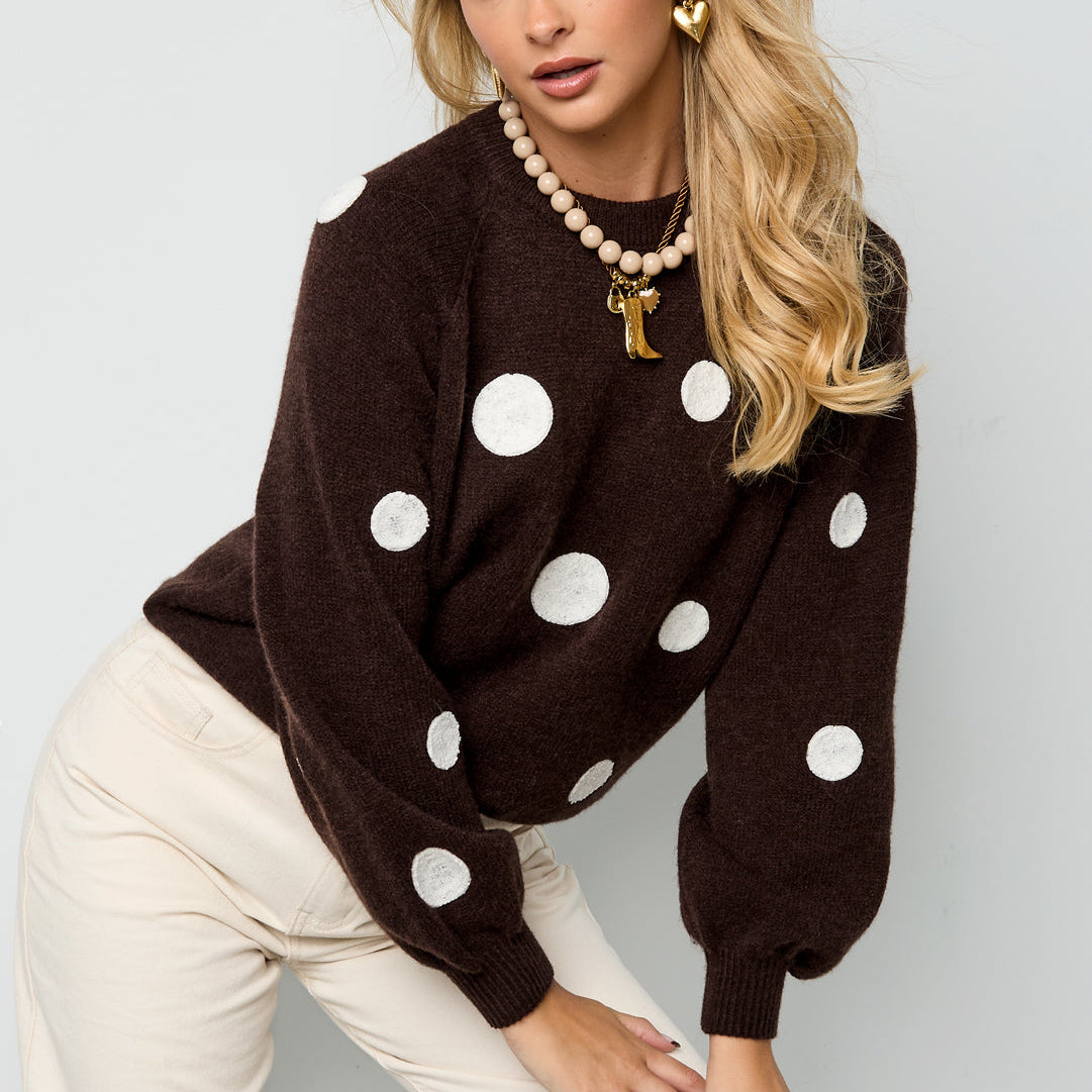 POLKA DOTS KNIT