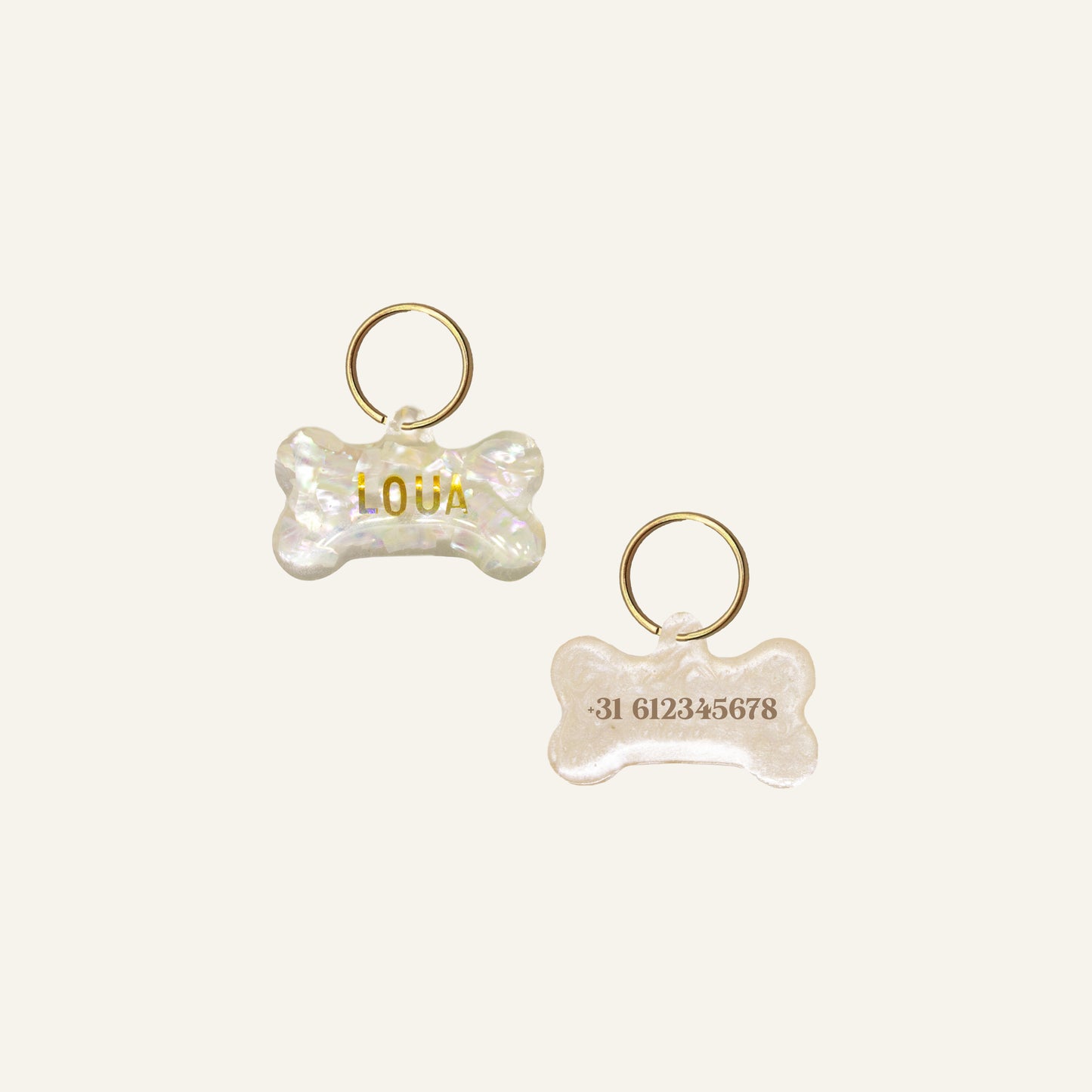 CUSTOM BONE TAG FLAKES