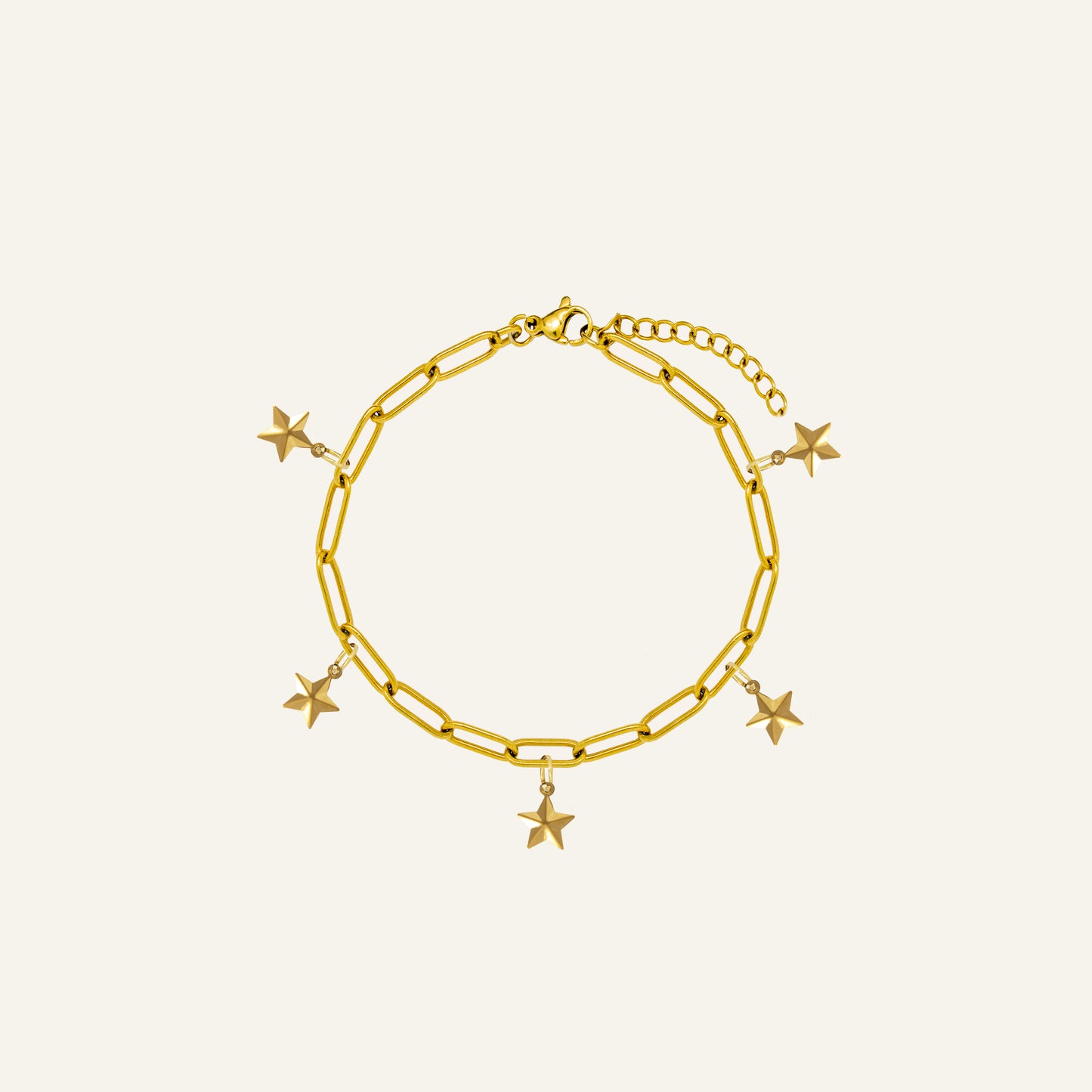 CUSTOM CHARM ARMBAND GOUD