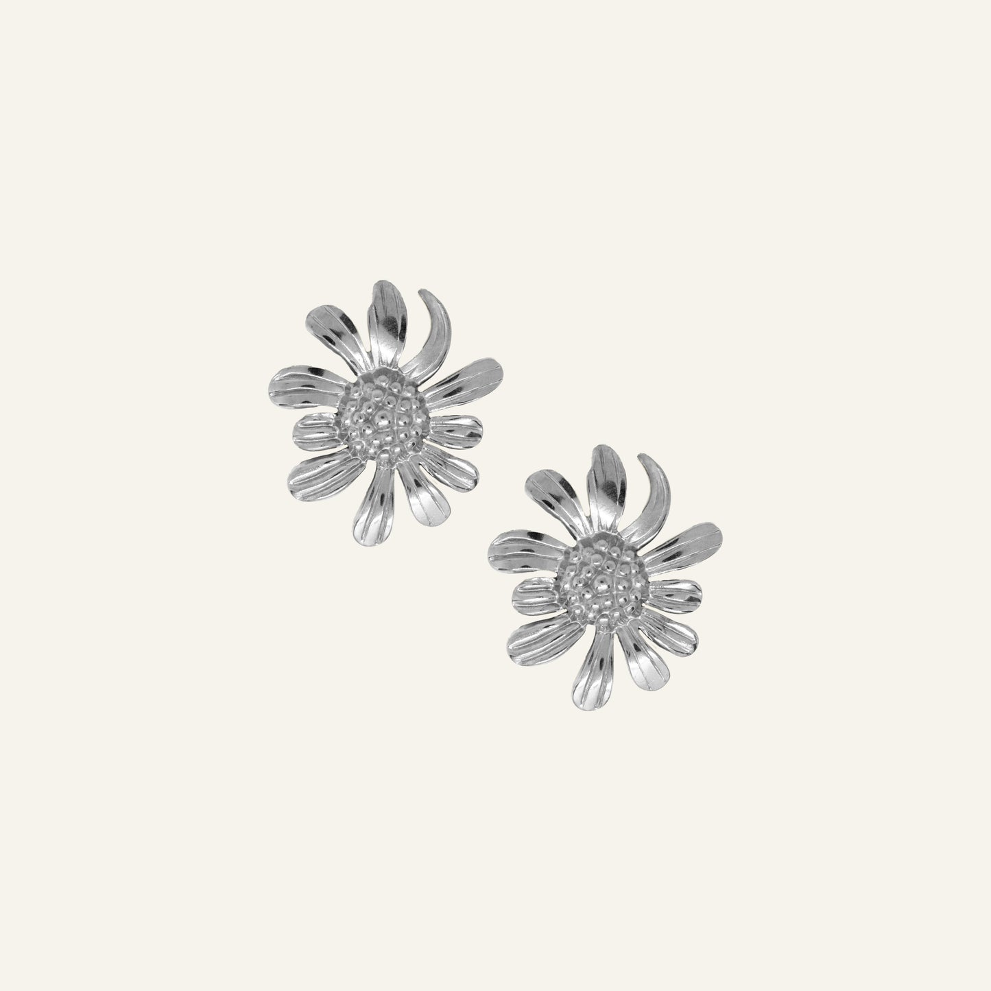 DAISY STATEMENT OORBELLEN ZILVER