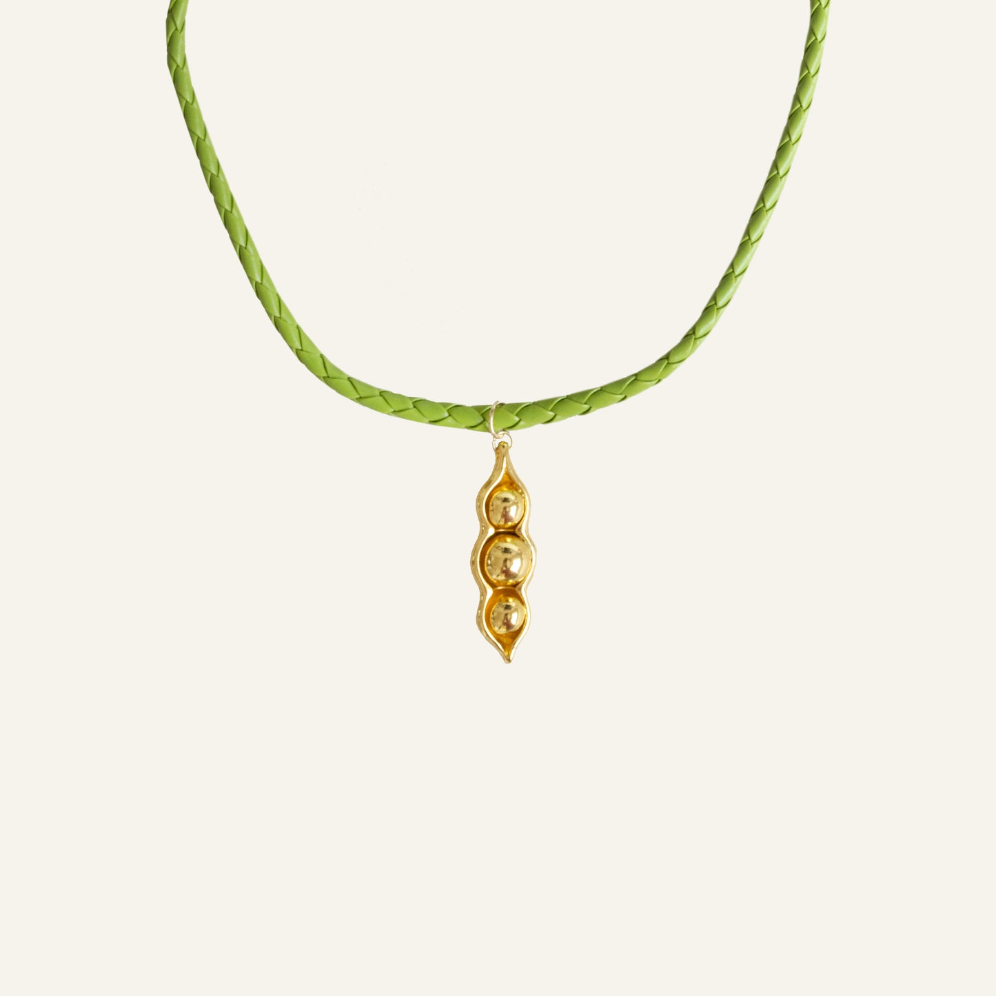 EDAMAME KOORD KETTING - GROEN/GOUD
