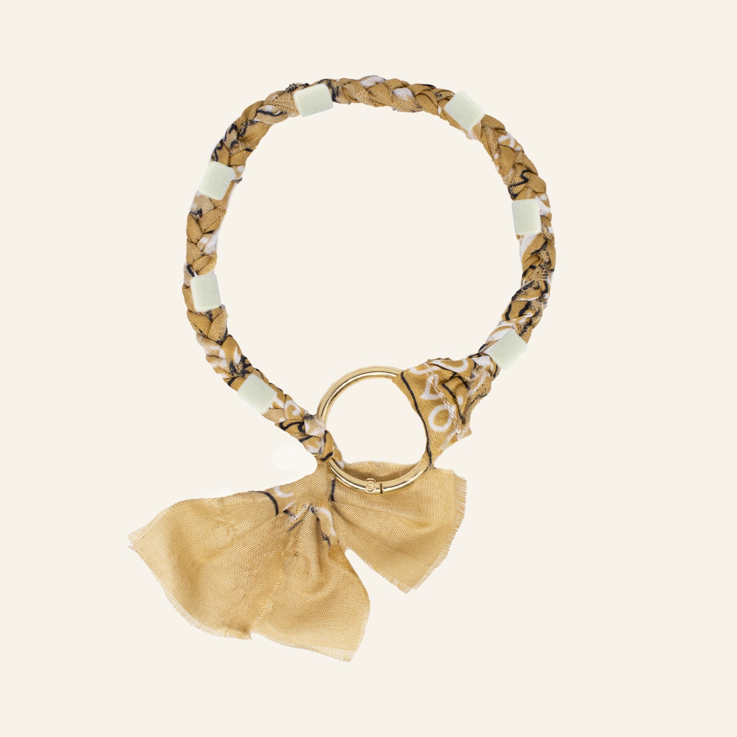 EM-X BANDANA COLLAR LICHTBRUIN/GOUD
