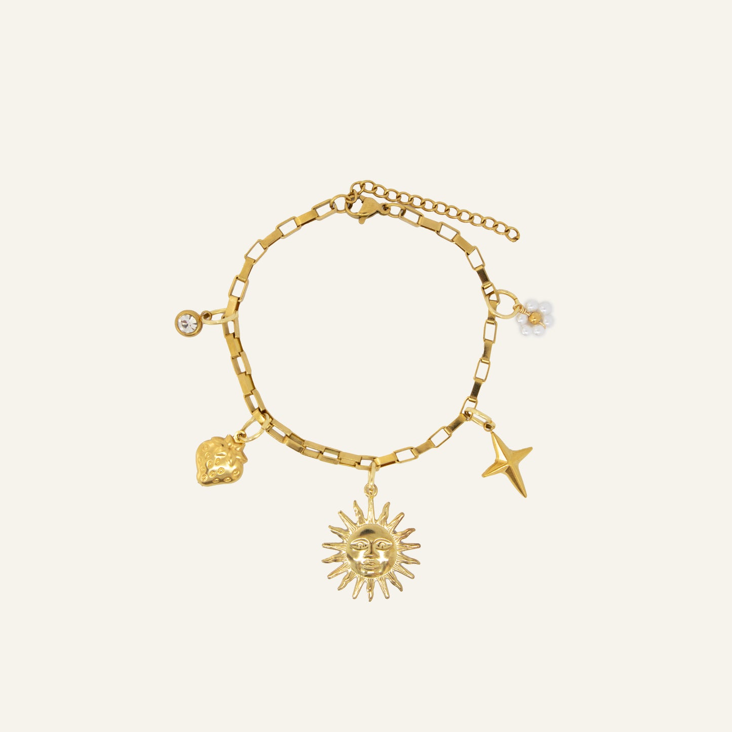FANCY BEDELARMBAND GOUD