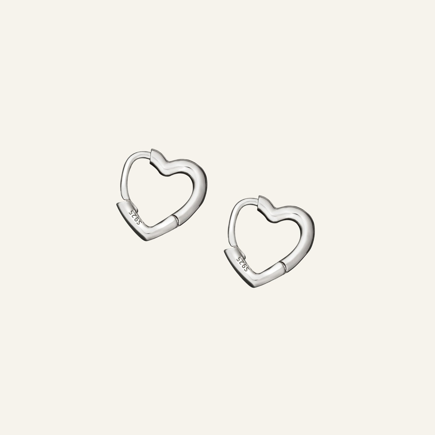 SWEETHEART CREOLEN ZILVER