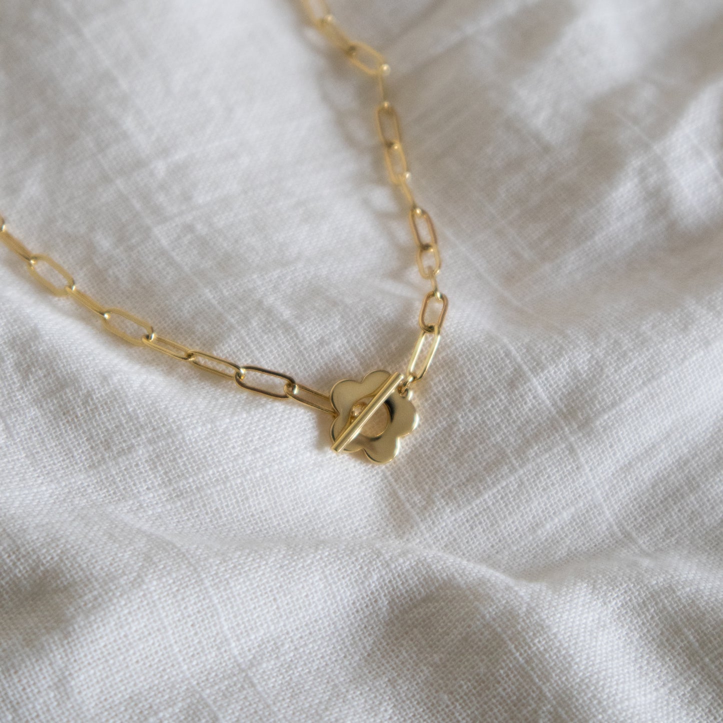 DAISY LOCK KETTING GOUD