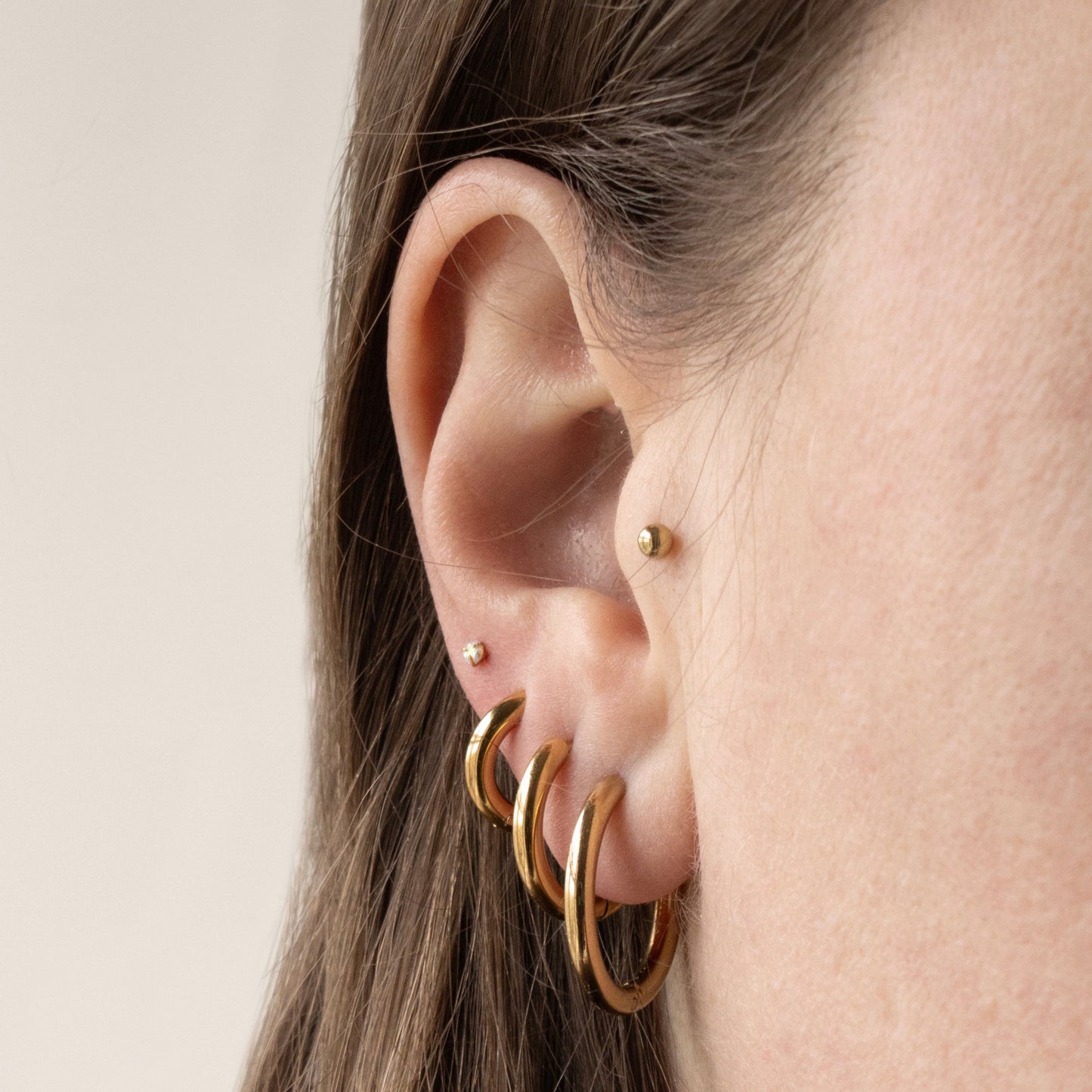 ZIRKONIA STUDS GOUD