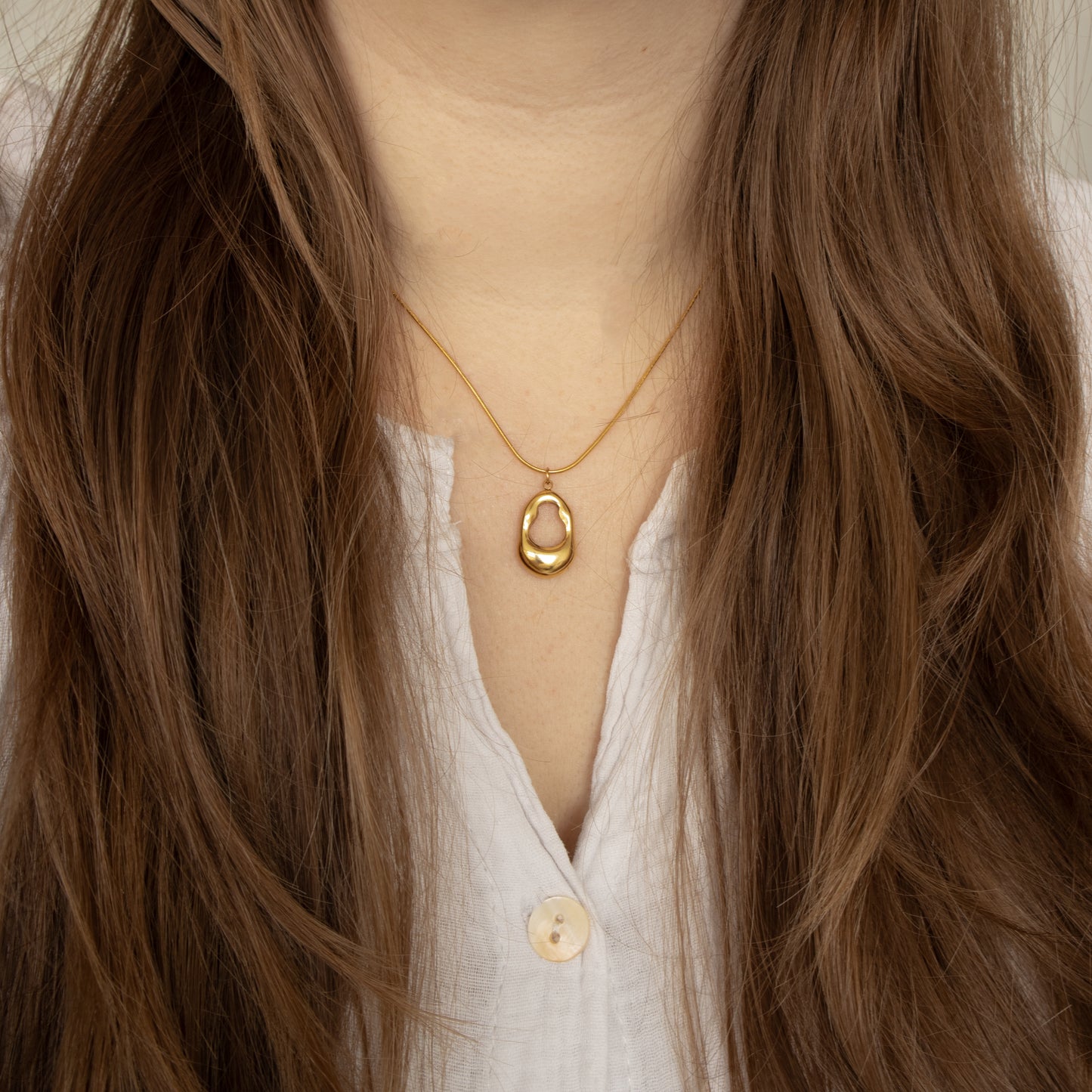 ORGANIC NECKLACE GOLD