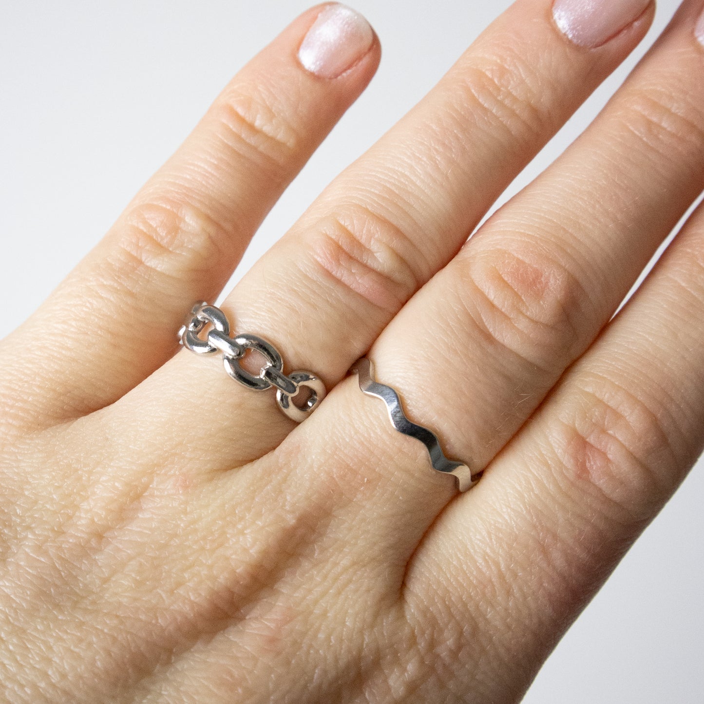 CHAIN RING ZILVER