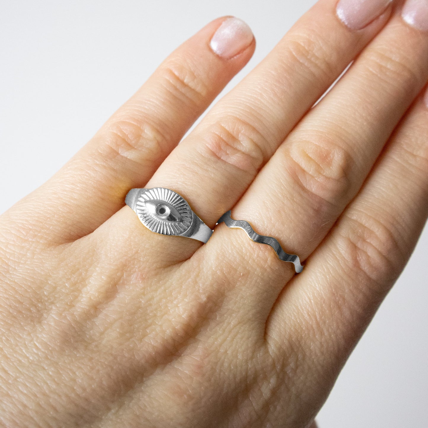 EYE RING ZILVER