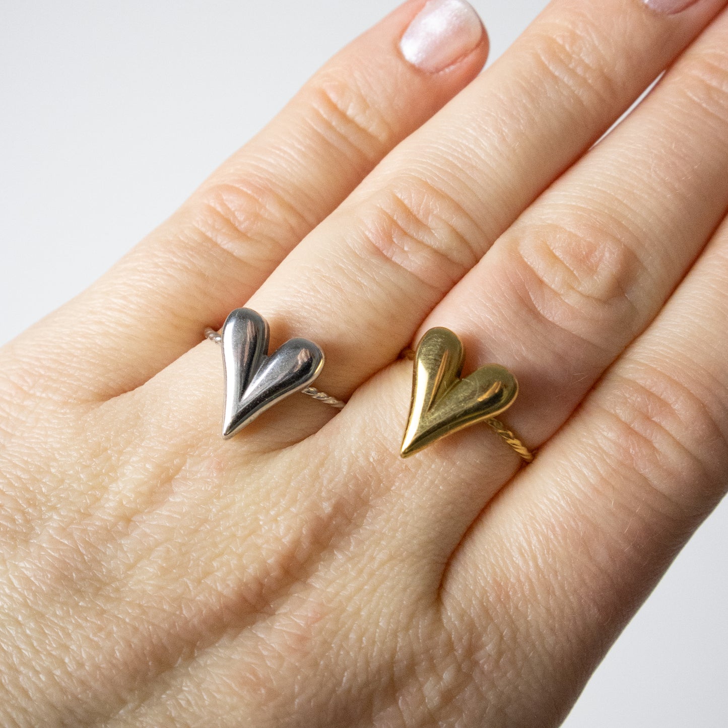 HEART RING ZILVER