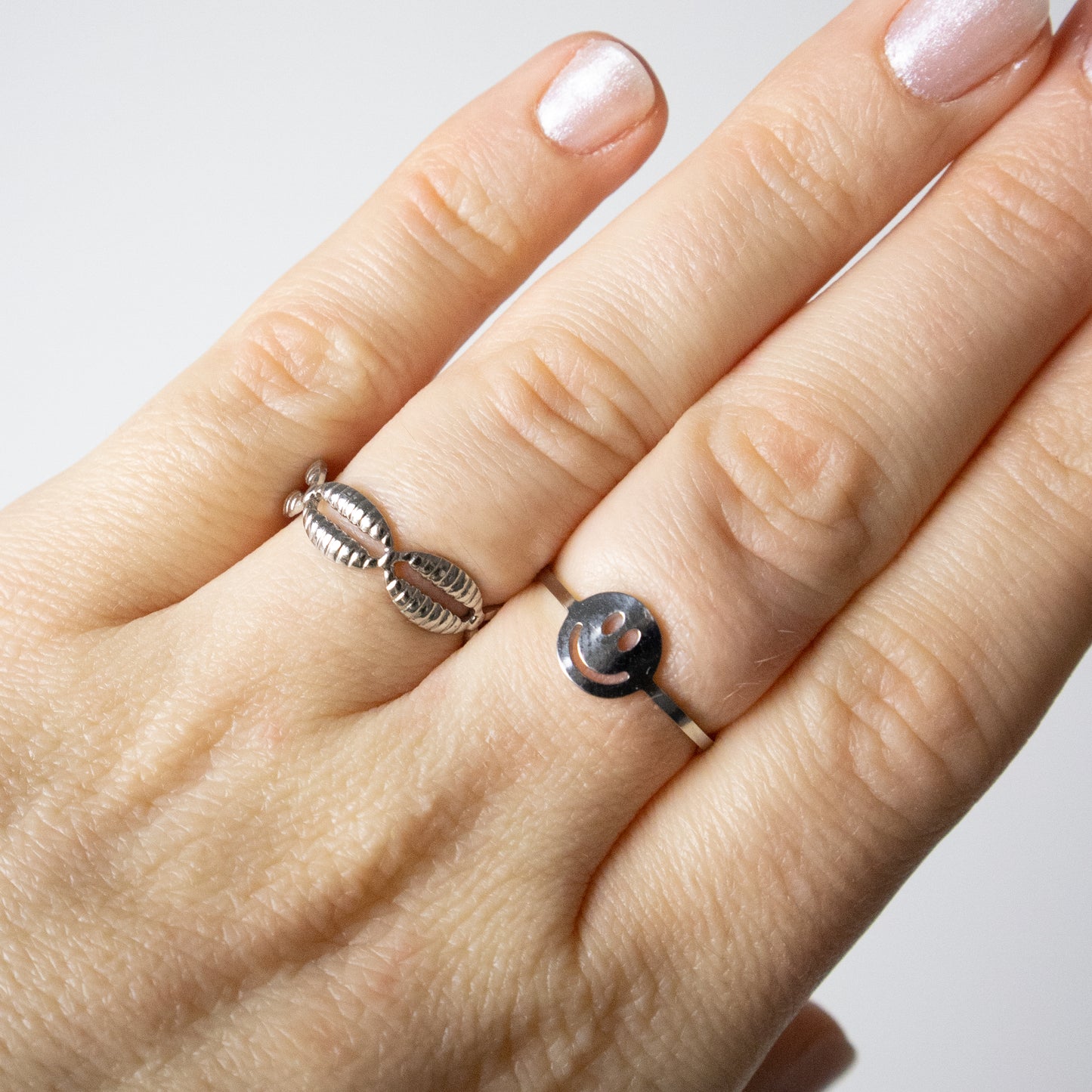 SHELLS RING ZILVER