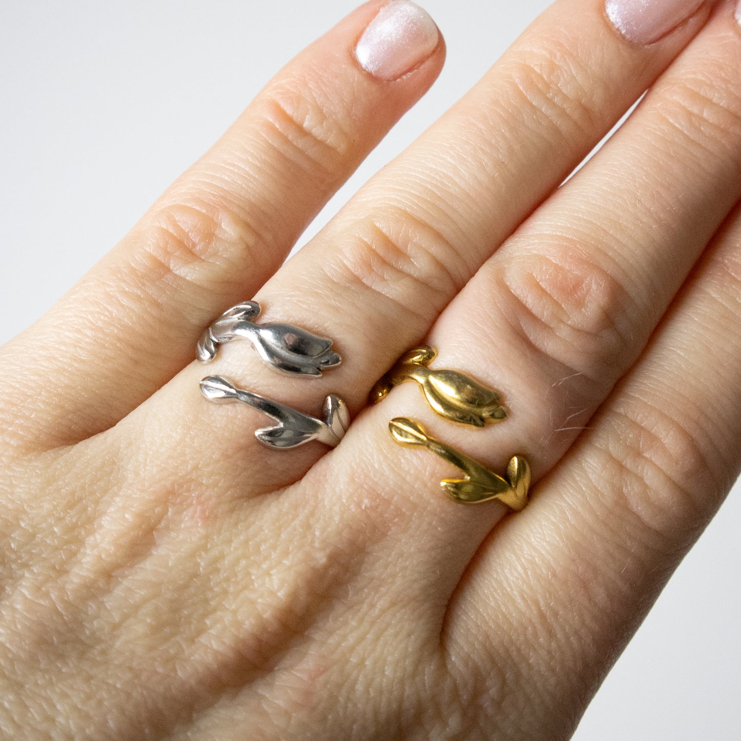 TULIP RING ZILVER