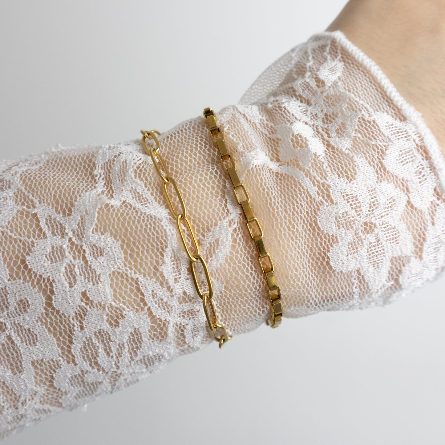 CHAIN ARMBAND GOUD