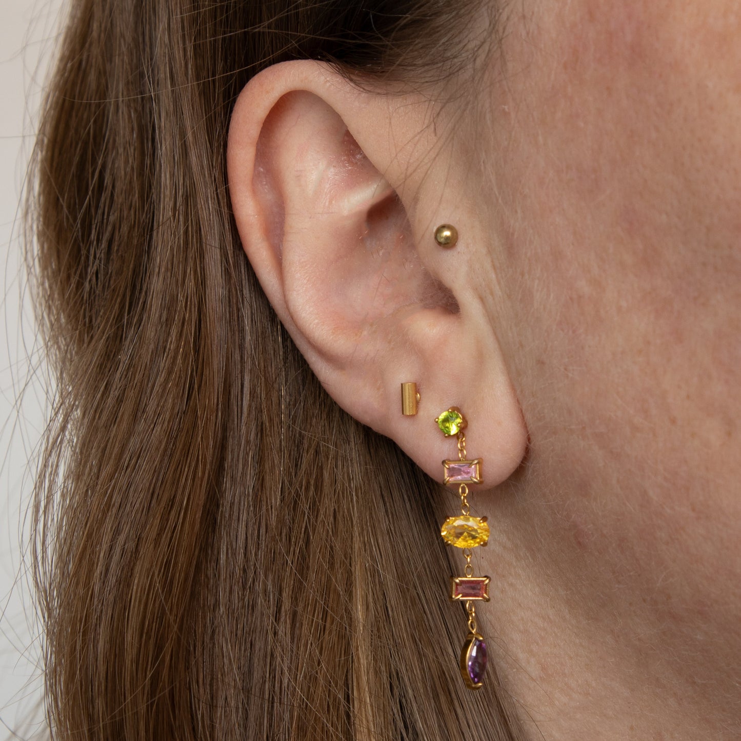 BAR STUDS GOUD