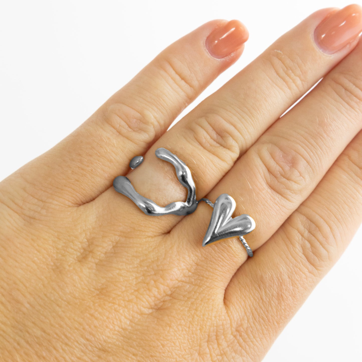 BRANCH RING ZILVER