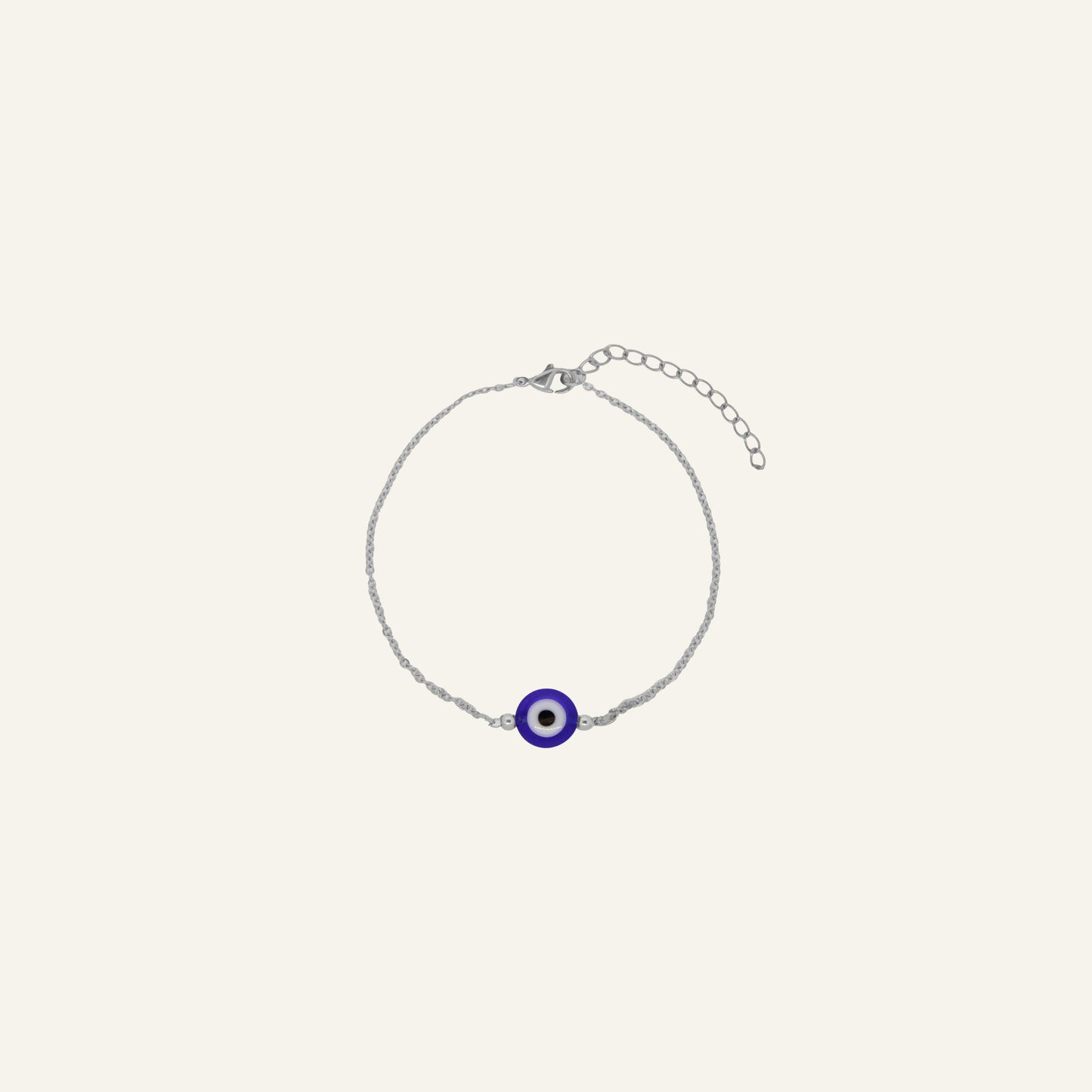 LUCKY EYE ARMBAND ZILVER