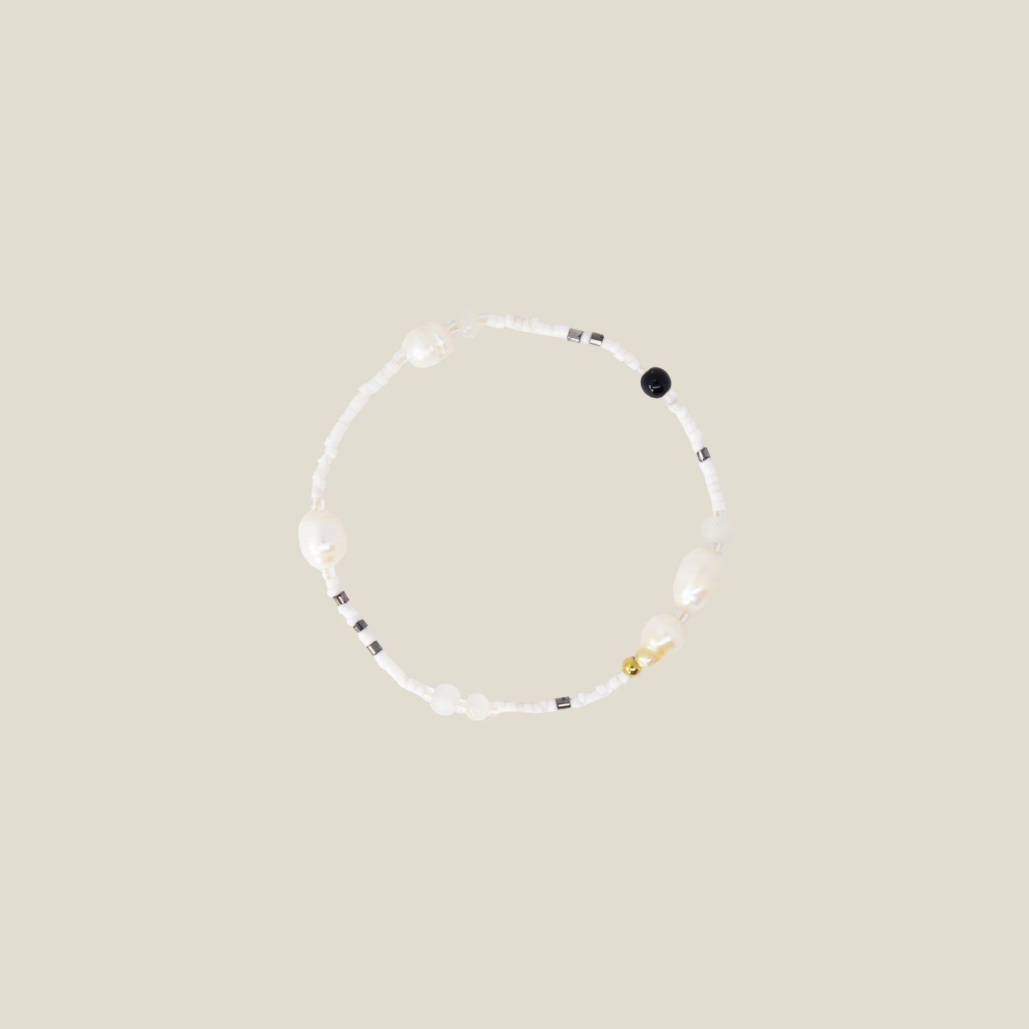 PEARLY SUMMER ARMBAND - WIT