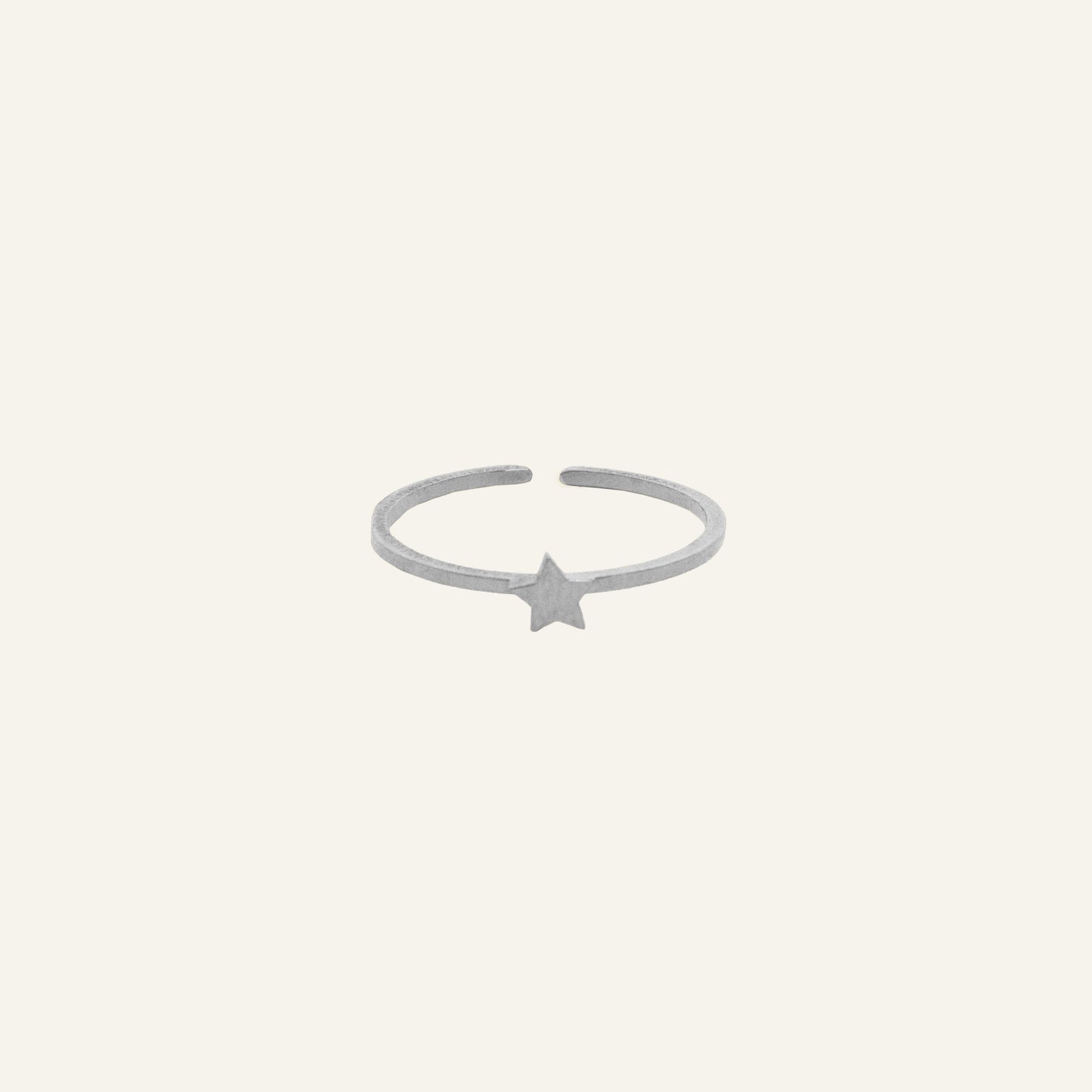 STAR RING ZILVER