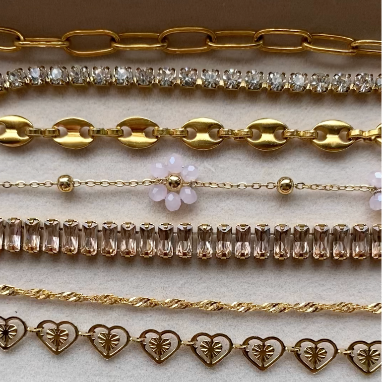 OVALS BRACELET GOLD