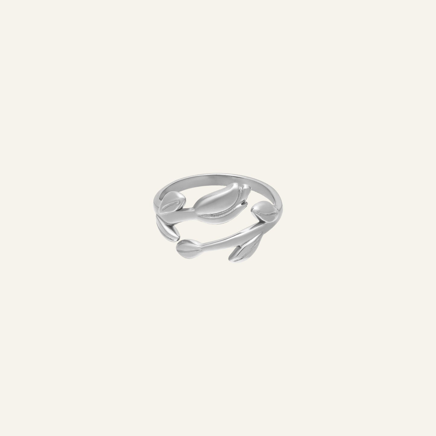 TULIP RING ZILVER