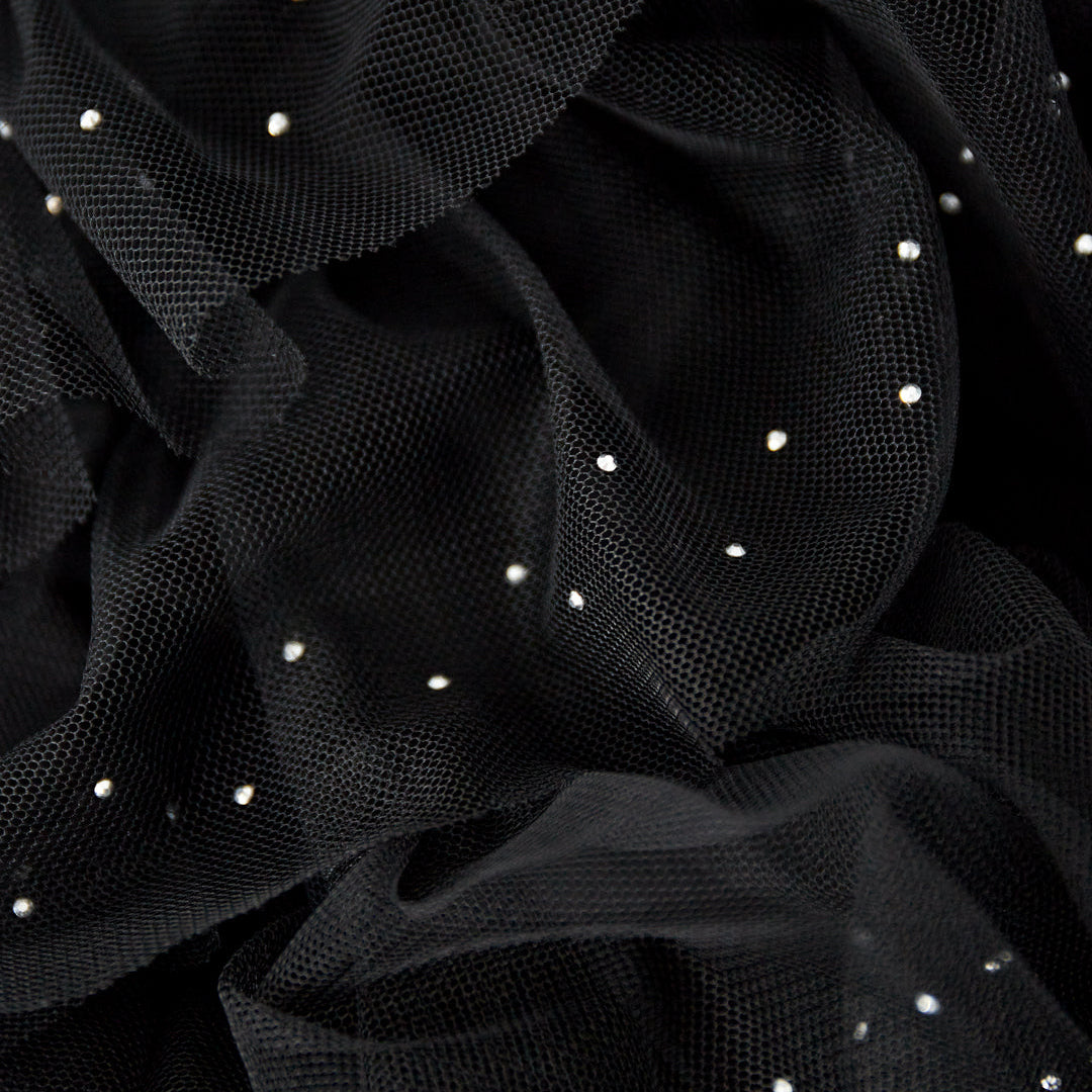 BOHO STUDS SKIRT - ZWART