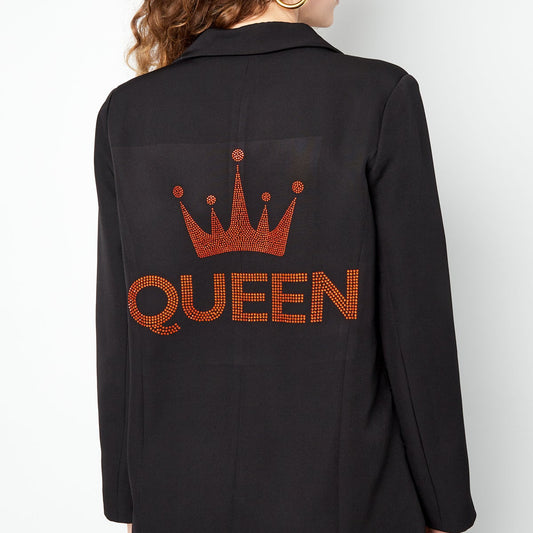 LIMITED KINGSDAY BLAZER - ZWART/ORANJE