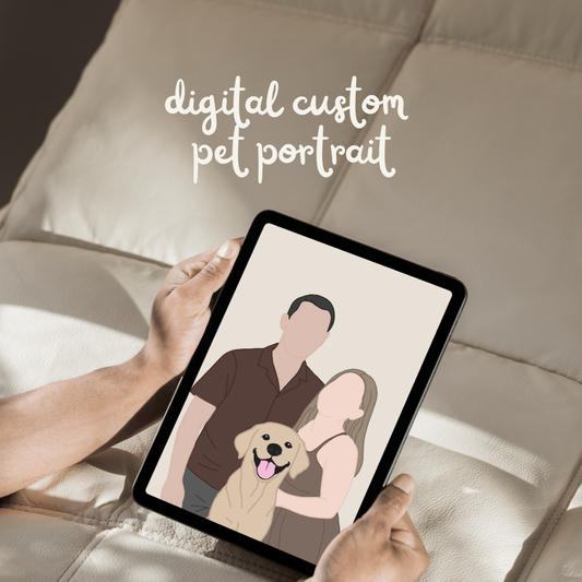DIGITAL CUSTOM PET PORTRAIT