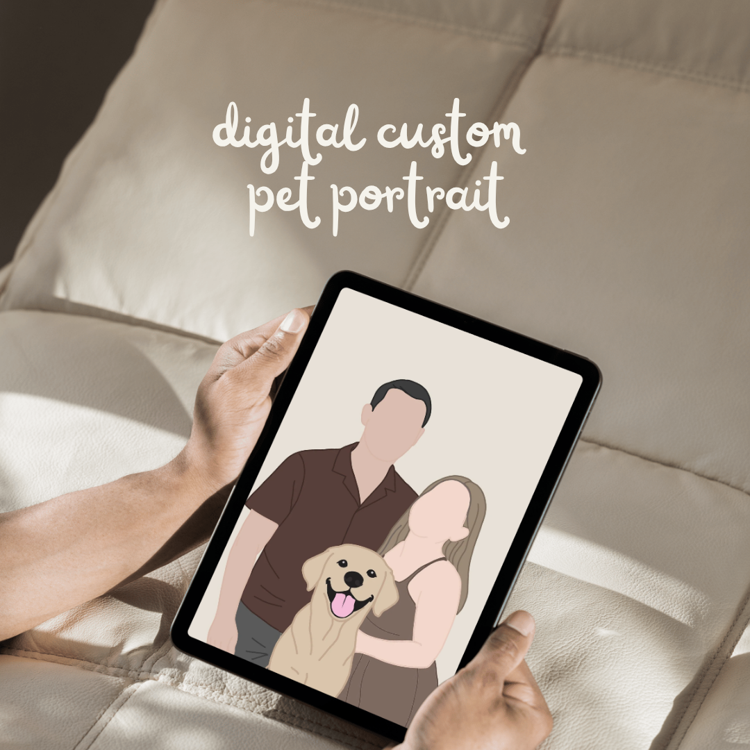 DIGITAL CUSTOM PET PORTRAIT