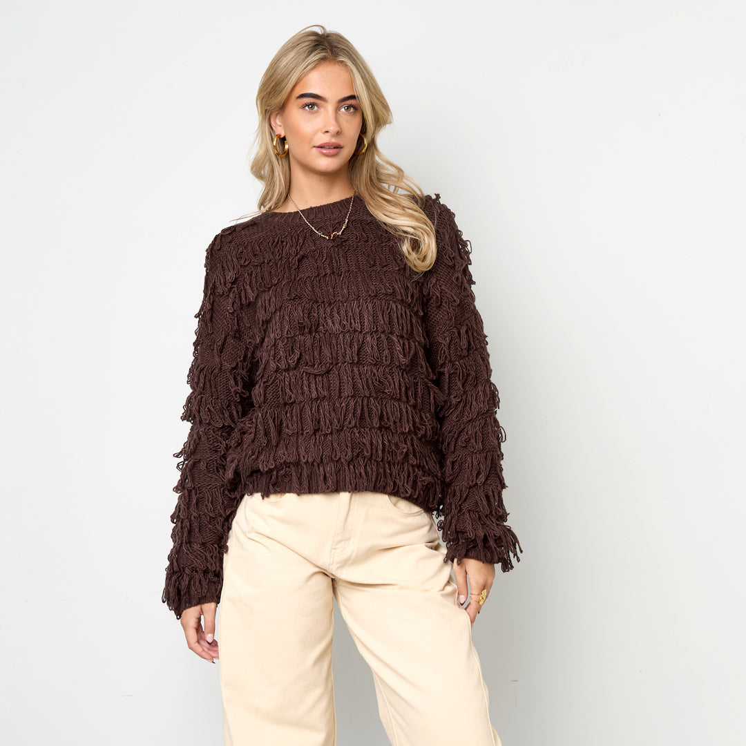 FRINGE KNIT