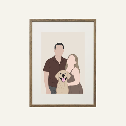 DIGITAL CUSTOM PET PORTRAIT