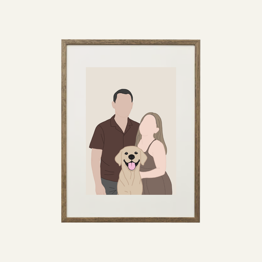 DIGITAL CUSTOM PET PORTRAIT