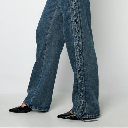 BRAIDED JEANS