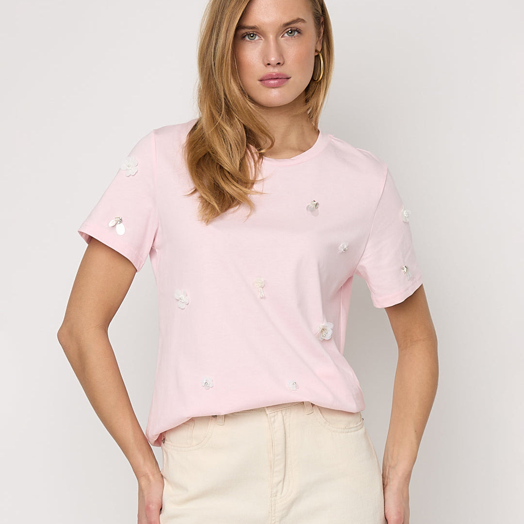 SEQUINS T-SHIRT