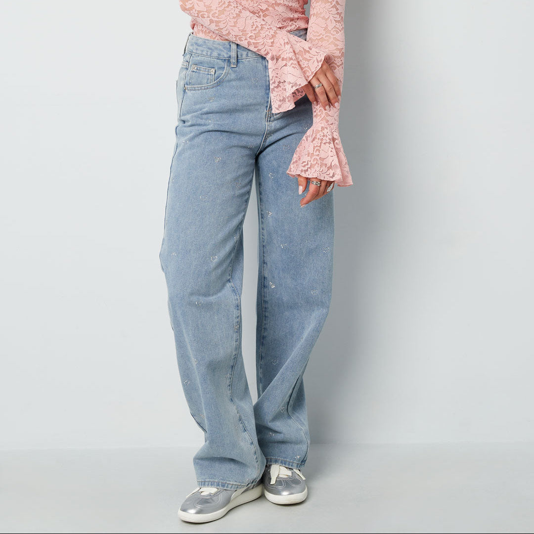 HEART STRAIGHT JEANS