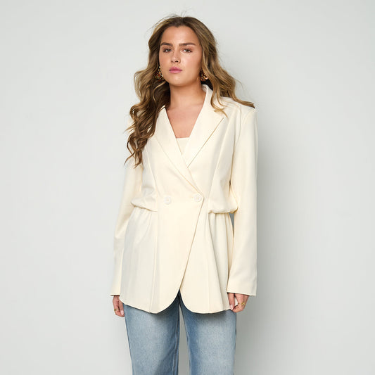 TAILORED BLAZER - CRÈME