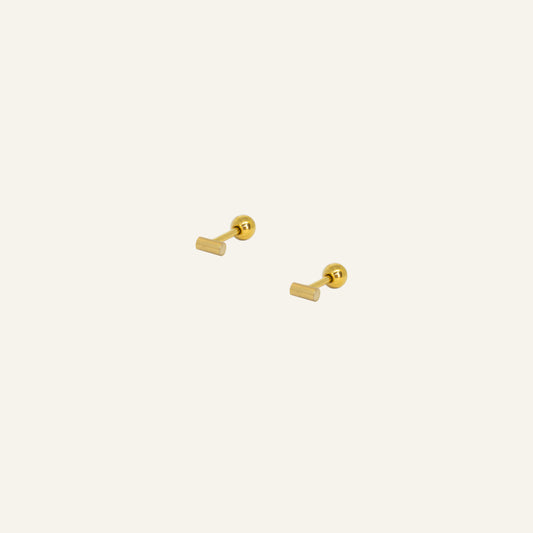 BAR STUDS GOUD