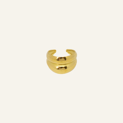 Bold Double Ring - Gold