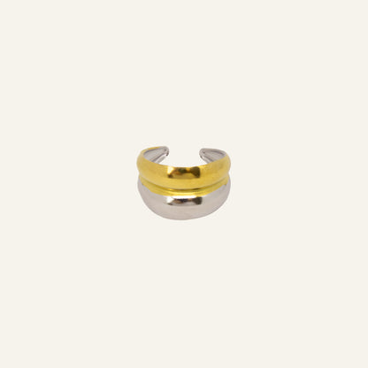 Bold Double Ring - Gold/Silver