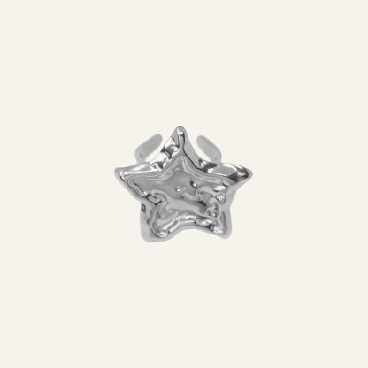 STAR STATEMENT RING - SILVER