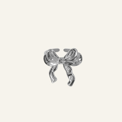 BOW RING - SILVER