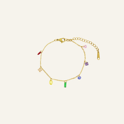 COLORFUL ARMBAND - GOUD