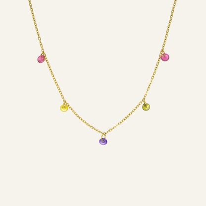 COLORFUL KETTING - GOUD