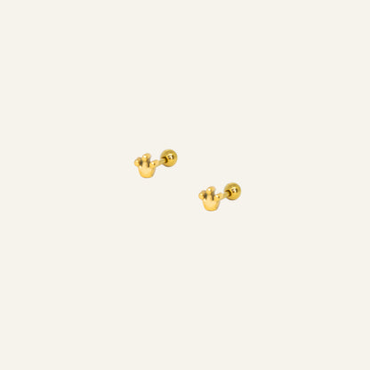 CROWN STUDS - GOLD