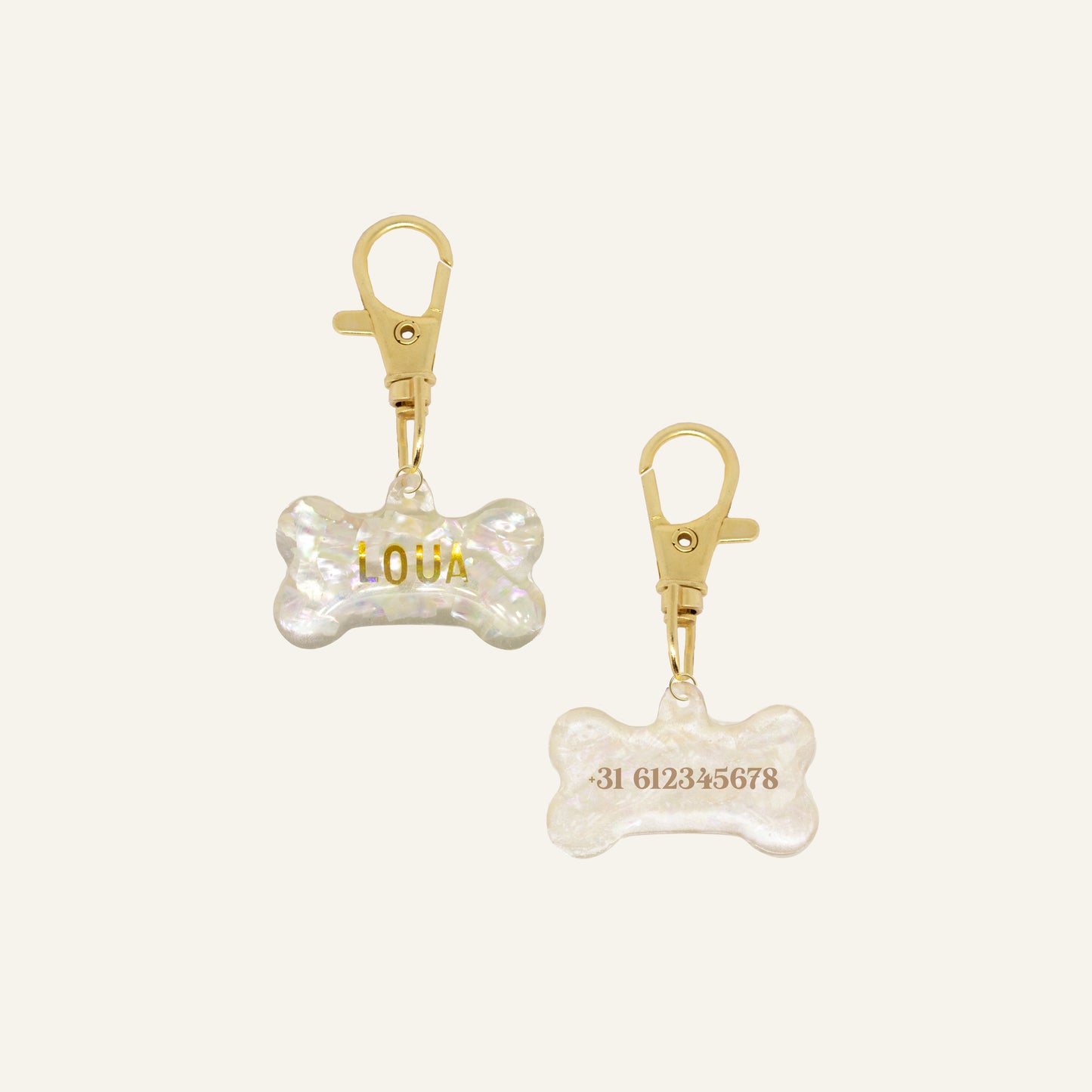 CUSTOM BONE TAG FLAKES