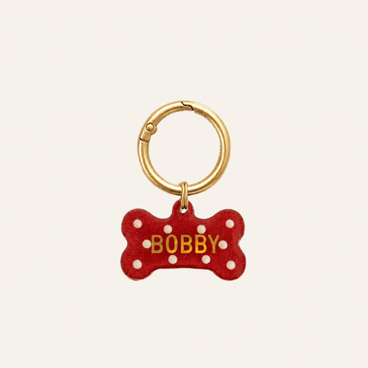 Custom Bone Name Tag - Pearly