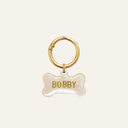 Custom Bone Name Tag - Pearly