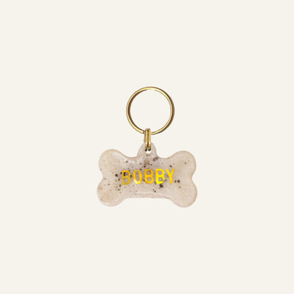 Custom Bone Name Tag - Pearly