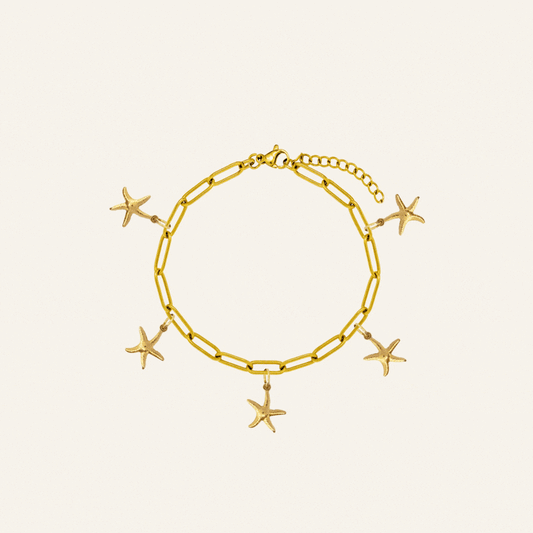 CUSTOM CHARM ARMBAND - GOUD