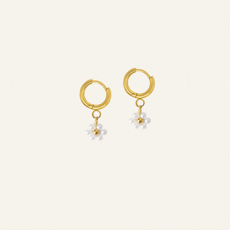 CUSTOM CHARM CREOLEN - GOUD