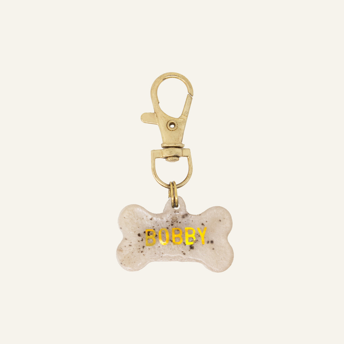 Custom Bone Name Tag - Pearly